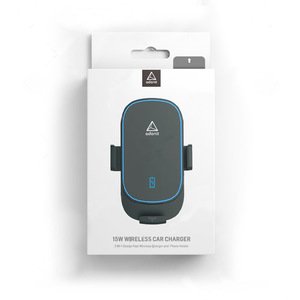 Автомобільна бездротова зарядка та тримач Adonit 15W Wireless Car Charger чорна