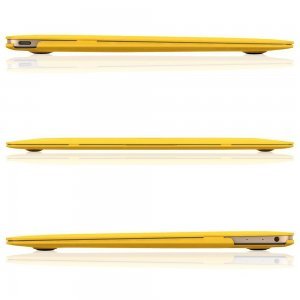 Чохол-накладка Apple MacBook 12" - Kuzy Rubberized Hard Case жовтий