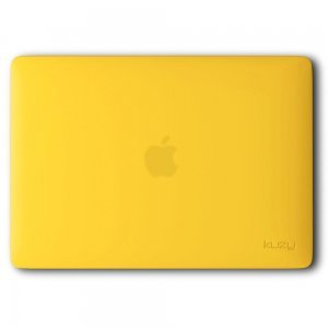 Чохол-накладка Apple MacBook 12" - Kuzy Rubberized Hard Case жовтий