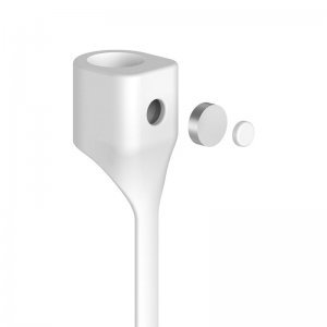 Шнур-фиксатор Baseus Strap белый для наушников Apple AirPods
