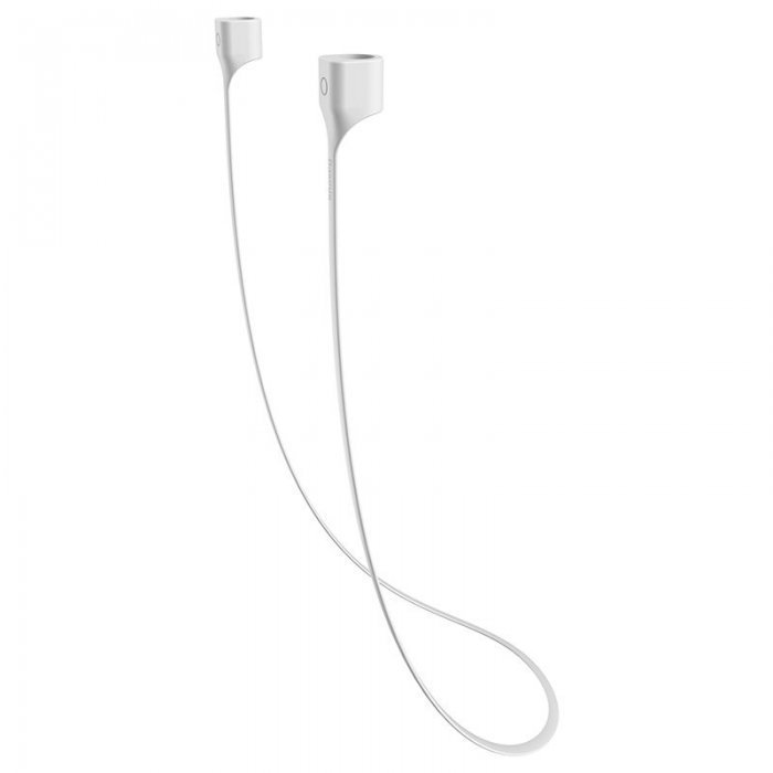 Шнур-фиксатор Baseus Strap белый для наушников Apple AirPods