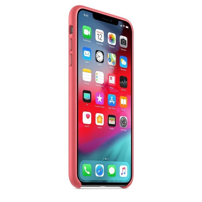 Шкіряний чохол рожевий для iPhone XS Max Шкіряний чохол рожевий для iPhone XS Max