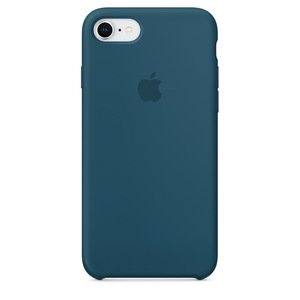 Силиконовый чехол синий для iPhone 8/7/SE 2020