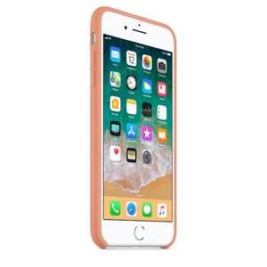 Силиконовый чехол бледно-оранжевый для iPhone 8/7 Plus