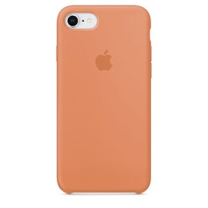 Силиконовый чехол бледно-оранжевый для iPhone 8/7/SE 2020