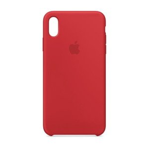 Силиконовый чехол красный для iPhone XR