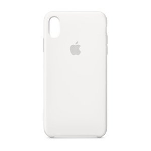 Силиконовый чехол белый для iPhone XR