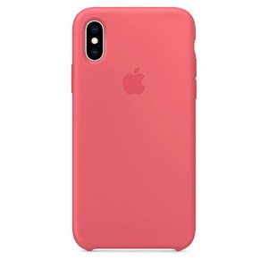 Силиконовый чехол Coral розовый для iPhone X/XS