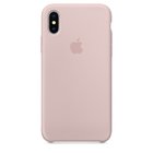 Силиконовый чехол розовый для iPhone X