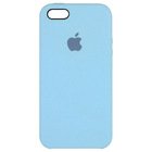 Силиконовый чехол ярко-синий для iPhone SE/5/5S