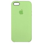 Силиконовый чехол зеленый для iPhone SE/5/5S