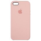 Силиконовый чехол розовый для iPhone SE/5/5S