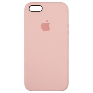Силіконовий чохол рожевий для iPhone SE/5/5S