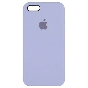 Силиконовый чехол фиолетовый для iPhone SE/5/5S