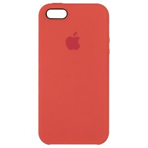 Силиконовый чехол оранжевый для iPhone SE/5/5S