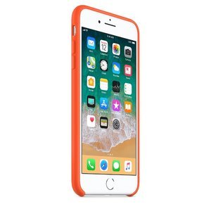 Силиконовый чехол оранжевый для iPhone 8 Plus/7 Plus