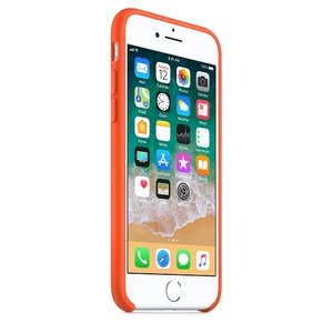 Силиконовый чехол оранжевый для iPhone 8/7/SE 2020