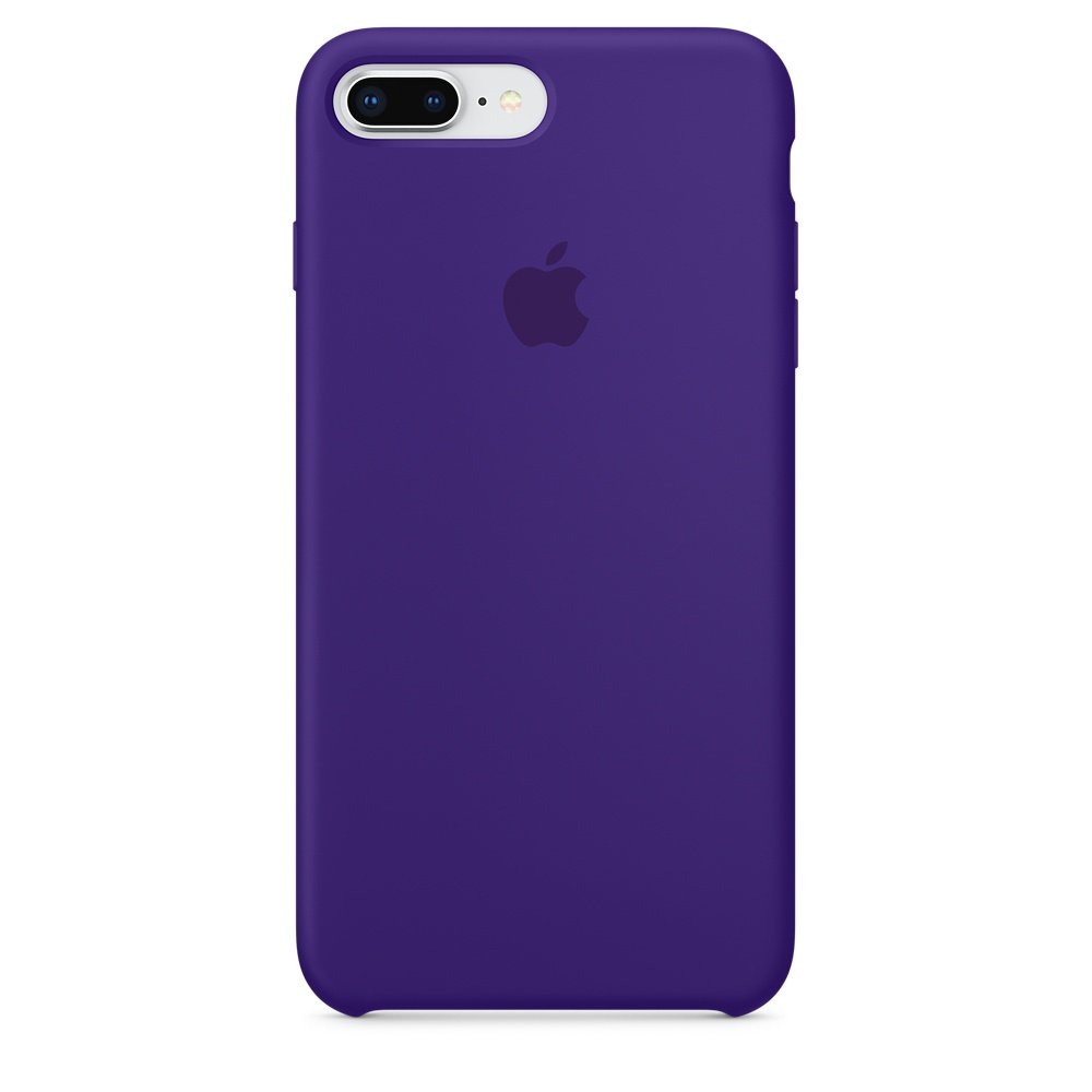 Силиконовый чехол фиолетовый для iPhone 8 Plus/7 Plus
