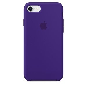 Силиконовый чехол фиолетовый для iPhone 8/7/SE 2020