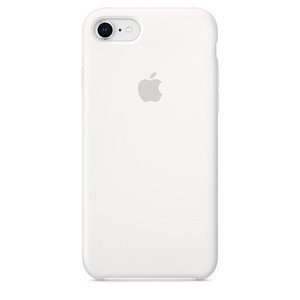 Силиконовый чехол белый для iPhone 8/7/SE 2020
