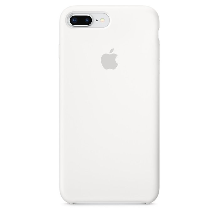 Силиконовый чехол белый для iPhone 8 Plus/7 Plus