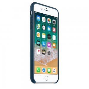 Оригінальний чохол Apple Leather Case синій (MQHR2) для iPhone 8 Plus/7 Plus