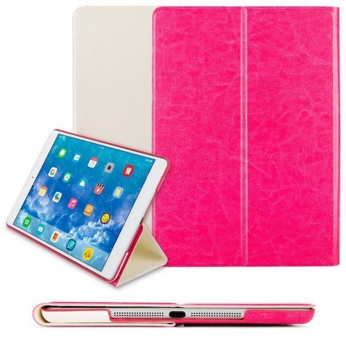 Чехол Smart Case белый + розовый для iPad Air/iPad (2017/2018)