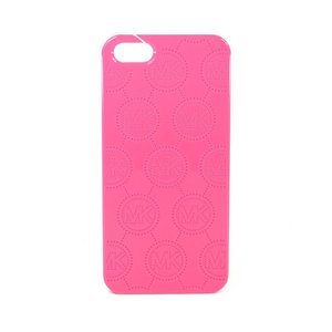 Чехол с рисунком Michael Kors Design Fashion Monogram розовый для iPhone 5/5S/SE