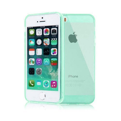 Чехол-накладка для Apple iPhone 5/5S силиконовый зеленый