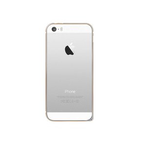 Чехол-бампер для Apple iPhone 5/5S - iBacks Luxury Aluminum черный