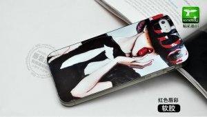 Чехол-накладка для Apple iPhone 5/5S с рисунком Vogue