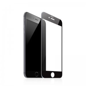 Защитное стекло Baseus silk screen printed full-screen, 0.2мм, глянцевое, черное для iPhone 7 Plus