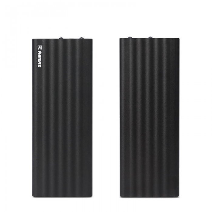 Зовнішній акумулятор Remax Pioneer Power Bank 20000мАч чорний Зовнішній акумулятор Remax Pioneer Power Bank 20000мАч чорний
