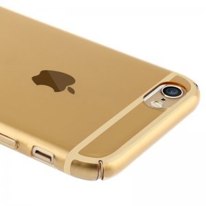 Напівпрозорий чохол Baseus Sky золотий для iPhone 6/6S