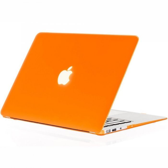 Чохол для Apple MacBook Air 13" - Kuzy Rubberized Hard Case помаранчевий