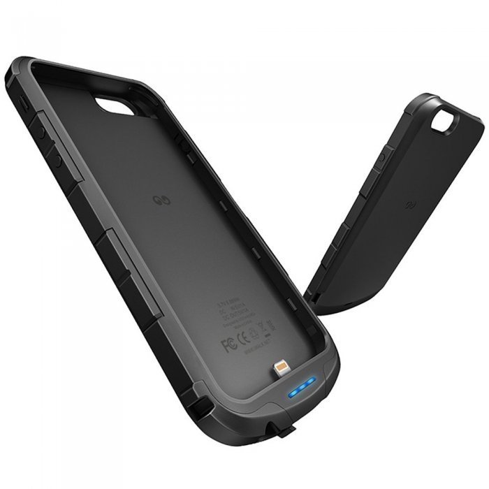 Чехол-аккумулятор iWalk Chameleon immortal i6 2400мАч, черный для iPhone 6/6S Чехол-аккумулятор iWalk Chameleon immortal i6 2400мАч, черный для iPhone 6/6S
