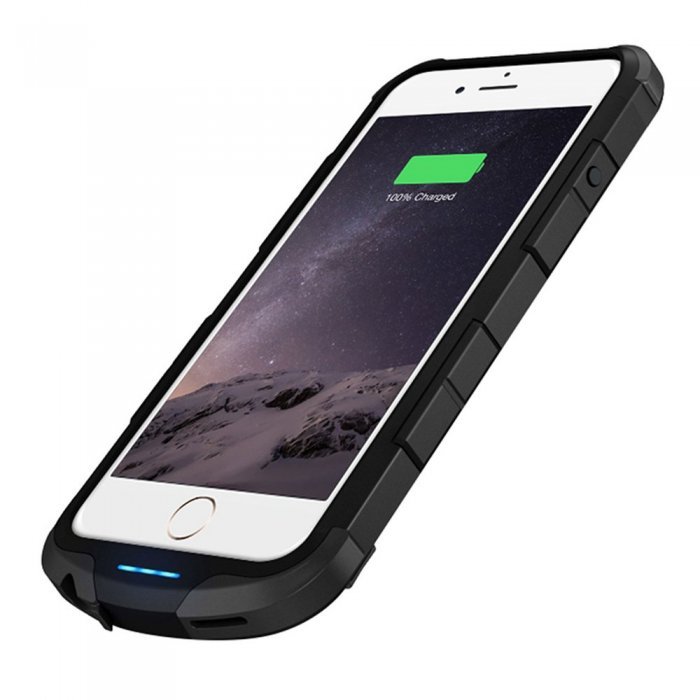 Чехол-аккумулятор iWalk Chameleon immortal i6 2400мАч, черный для iPhone 6/6S Чехол-аккумулятор iWalk Chameleon immortal i6 2400мАч, черный для iPhone 6/6S