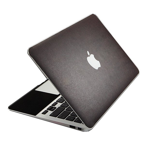 Наклейка для Apple MacBook Air 11" - SGP Leather Skin коричневый