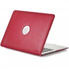Чехол-накладка для Apple MacBook Air 13" - Kuzy Leather Hard Case красный Чехол-накладка для Apple MacBook Air 13" - Kuzy Leather Hard Case красный