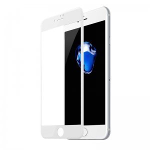 Защитное стекло Baseus All-screen Arc-surface 0.3мм, белое для iPhone 7/8