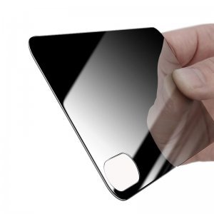 Защитное стекло Baseus 0.3mm Silk-screen Back Glass черное для iPhone X/XS