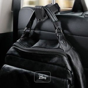 Держатель для смартфона (до 7") Baseus Backseat Vehicle Phone Holder Hook черный