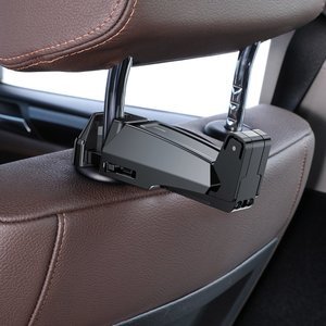 Держатель для смартфона (до 7") Baseus Backseat Vehicle Phone Holder Hook черный