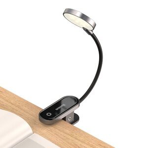 Лампа Baseus Comfort Reading Mini Clip Lamp (DGRAD-0G) темно-серая