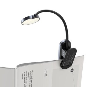 Лампа Baseus Comfort Reading Mini Clip Lamp (DGRAD-0G) темно-серая