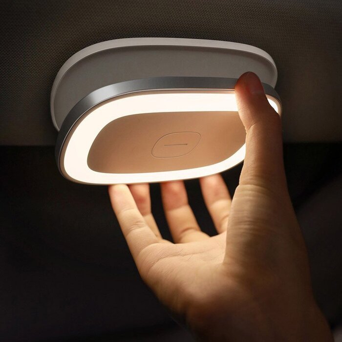 Бездротова магнітна світлодіодна автомобільна лампа Baseus чорна (CRYDD01-01)