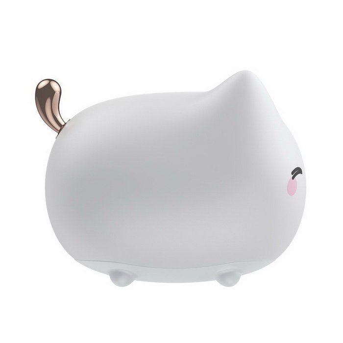 Ночник Baseus Cute Series Kitty Silicone Night Light белый