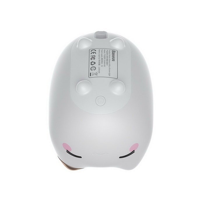 Ночник Baseus Cute Series Kitty Silicone Night Light белый
