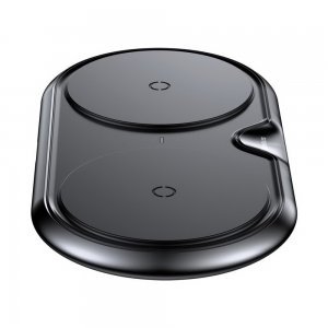 Беспроводное зарядное устройство Baseus Dual Wireless Charger черное