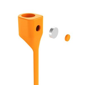 Шнур-фиксатор Baseus Strap оранжевый для наушников Apple AirPods